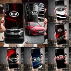 Спортивный автомобиль Kia чехол для телефона iphone 5 5S SE 2 6 6S 7 8 11 12 Mini Plus X XS XR Pro Max черный трендовый Чехол Мягкий силиконовый чехол