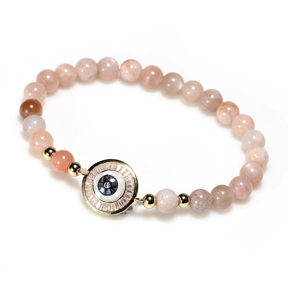 YAL Новый материалу sun stone браслет геометрический из цельного браслета дерева