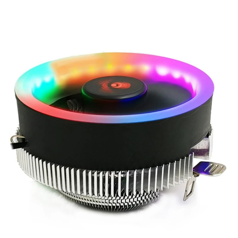 COOLMOON Q2 RGB 3 Pin охлаждающий вентилятор радиатора компьютер PC Процессор кулер для