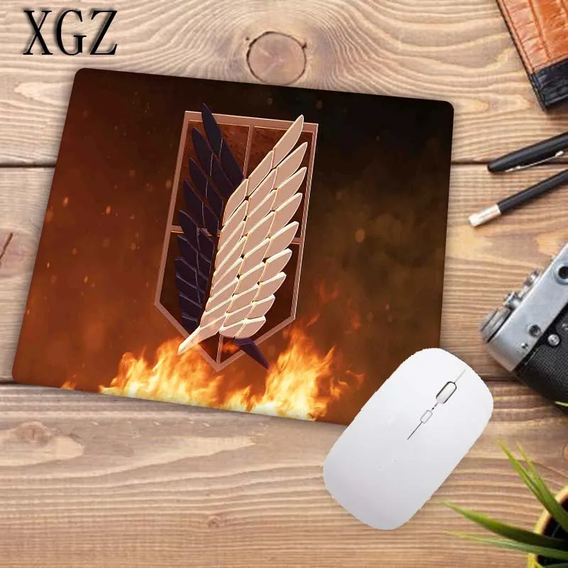 XGZ аниме Атака Титанов логотип скорость запирание края большой коврик для мыши из