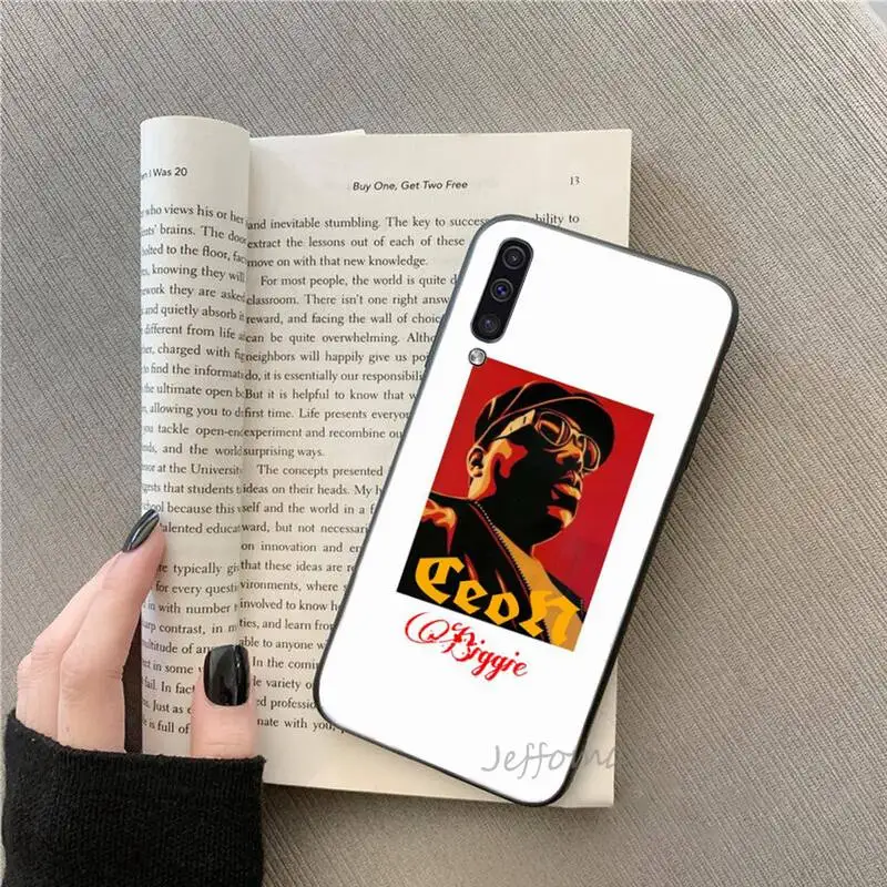 

Biggie Rapper poet Phone Cases For Samsung galaxy S note 7 8 9 10 20 fe edge A 6 10 20 30 50 51 70 lite plus Silicone Funda