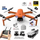 KF102 GPS Дрон 8K HD Камера 2 Ось Gimbal профессиональный объектив Anti-Shake аэрофотосъемки с бесщеточным двигателем складного квадрокоптера 1,2 км