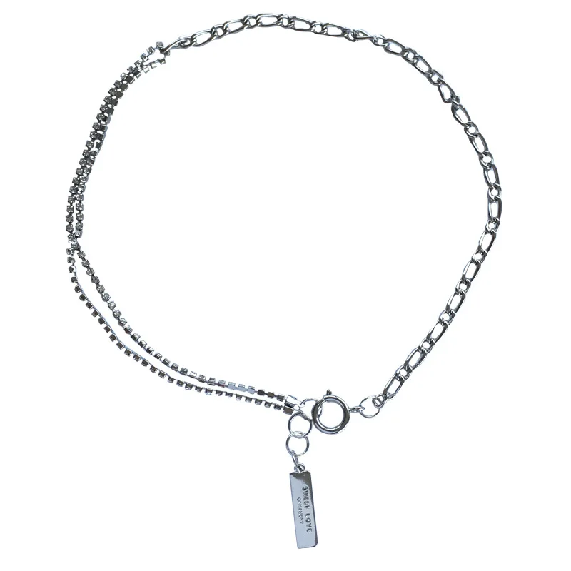 

New Hip Hop Fashion Metallic Temperament Trendy Necklace Neck Clavicle Chain Necklaces for Women Gothic Jewelry Wholesale Bulk