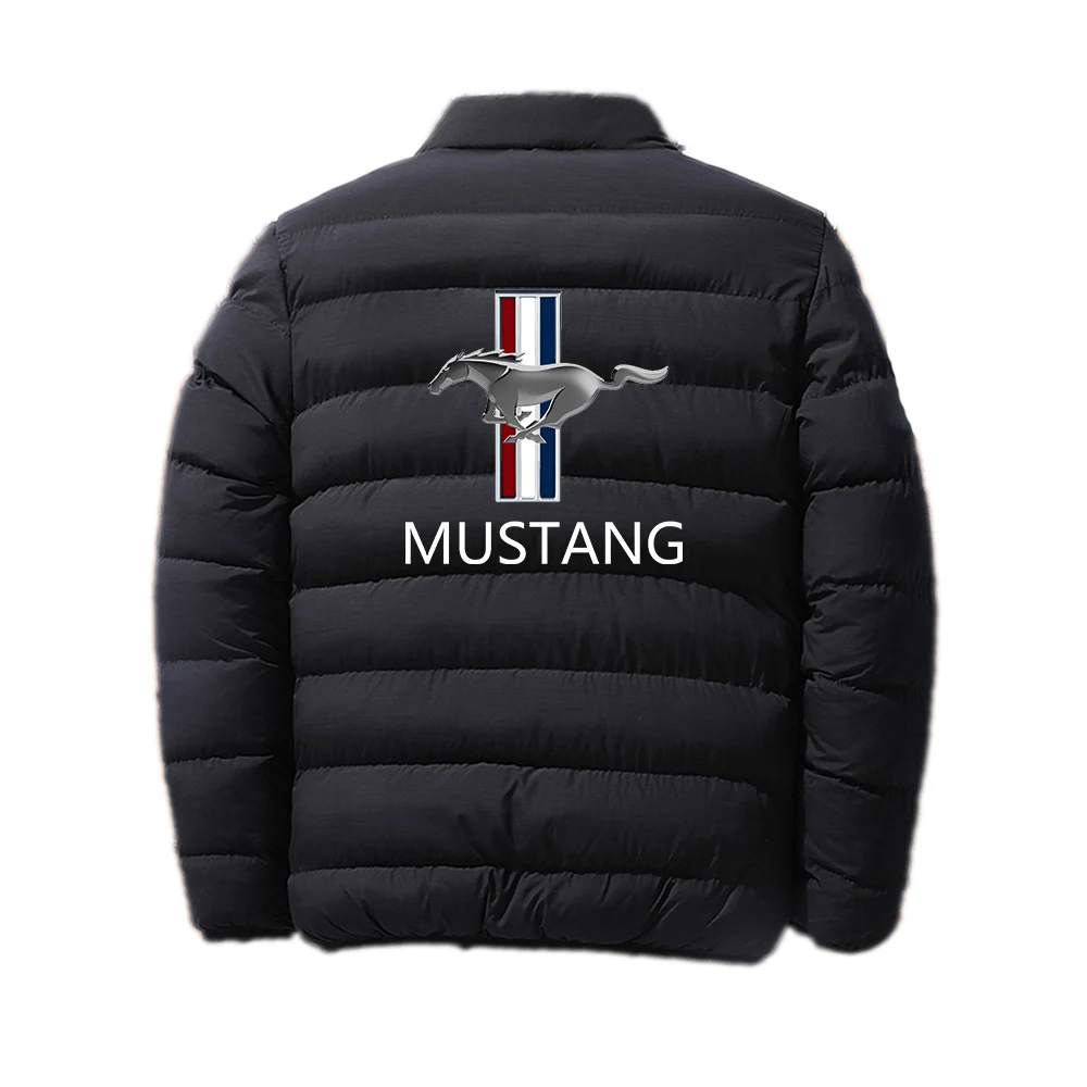 

2021 NEW Mustang Men's Fashion Jacket Zipper Comfortable Cotton Clothing Winter Warm Classic Style Male Tops Coat 33