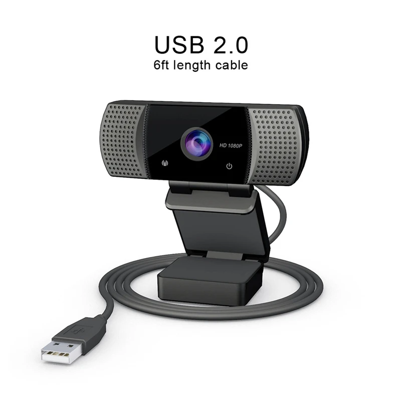

Full Hd 1080P Webcam Wide Angle USB Web Camera with Mic for PC Laptop Online Teching Conference Live Streaming