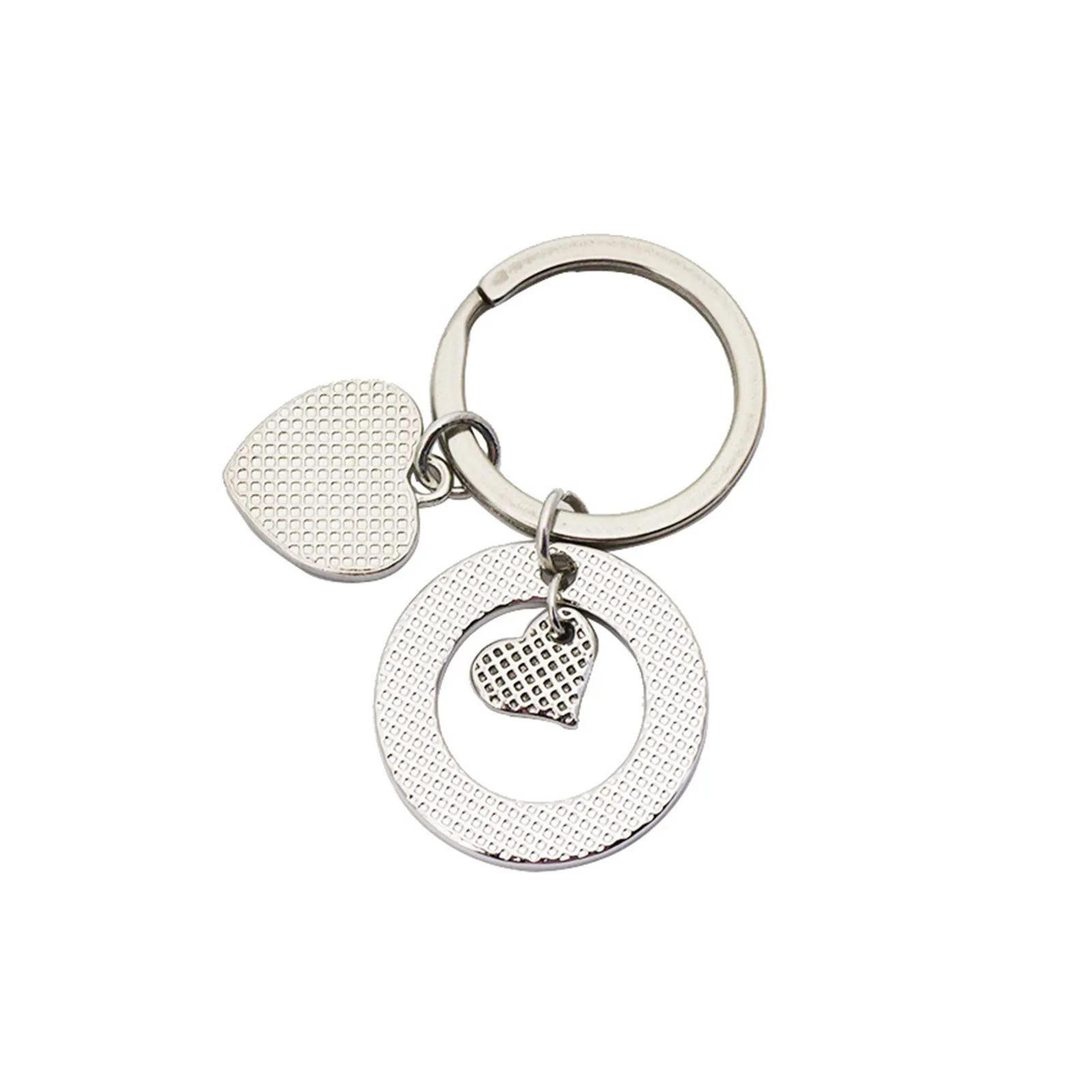 

Stainless Steel Key Chain Buckle Fashion Jewelry Components Valentines Day Gift For Mother Daughter Letter Heart Keychain