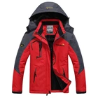 Уличное Штурмовое пальто, Мужская большая плюшевая куртка для альпинизма, ветрозащитная теплая плотная куртка с хлопковой подкладкой