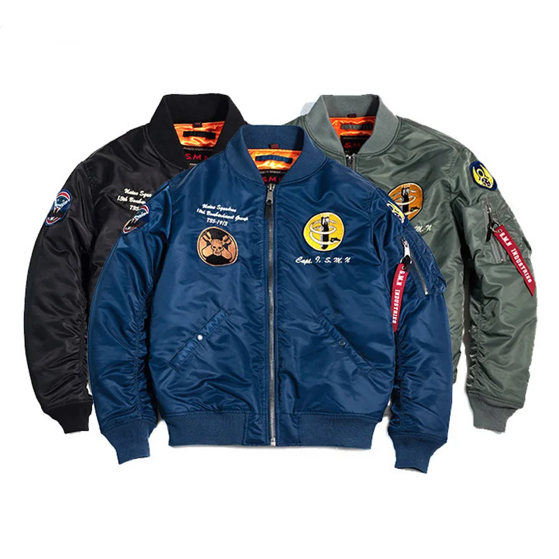 Куртка мужская Летающая тонкая одежда ВВС свободная Студенческая бейсбольная
