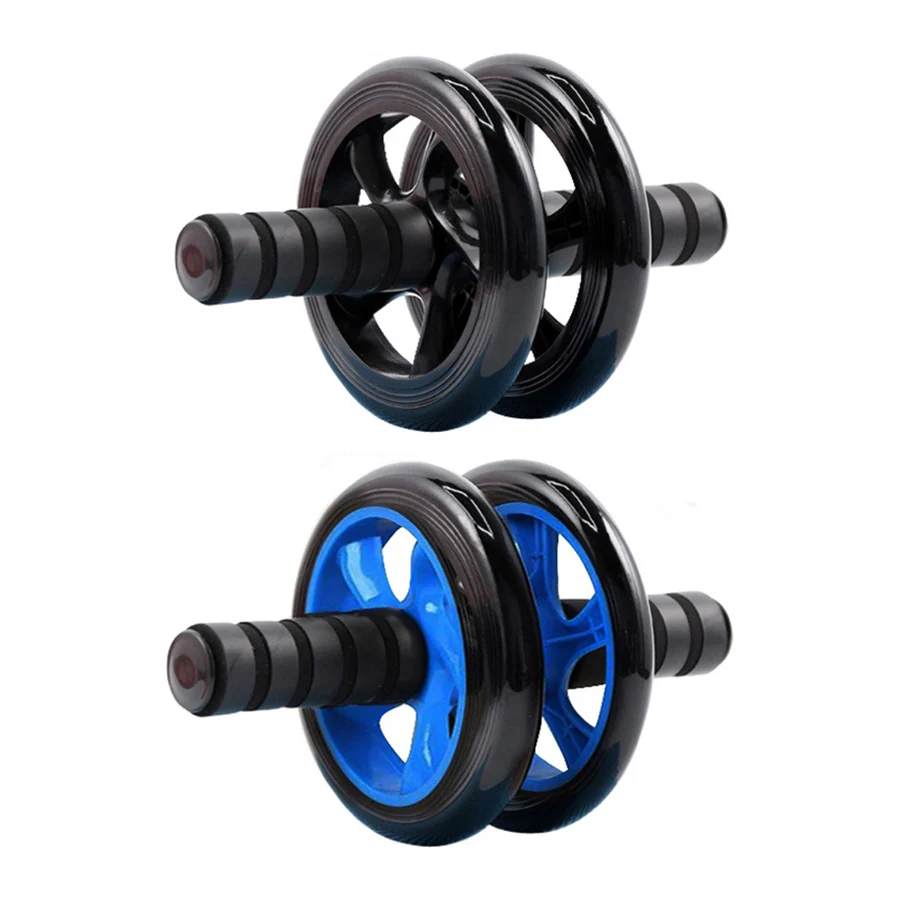 Двухколесный тренажер для пресса ролик тренажерного зала тренировочное