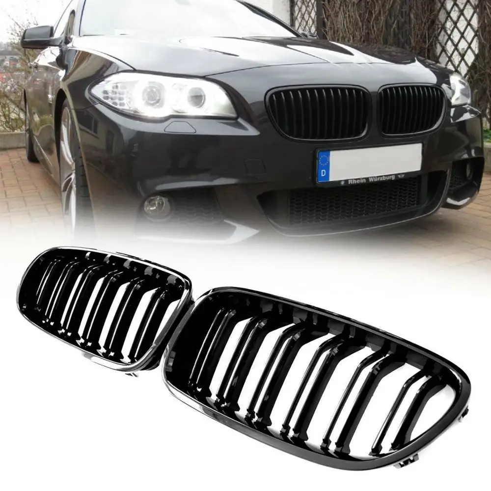 Samger пара 5 серии F10 почек решетка черный глянец передняя радиатора для BMW серия F11