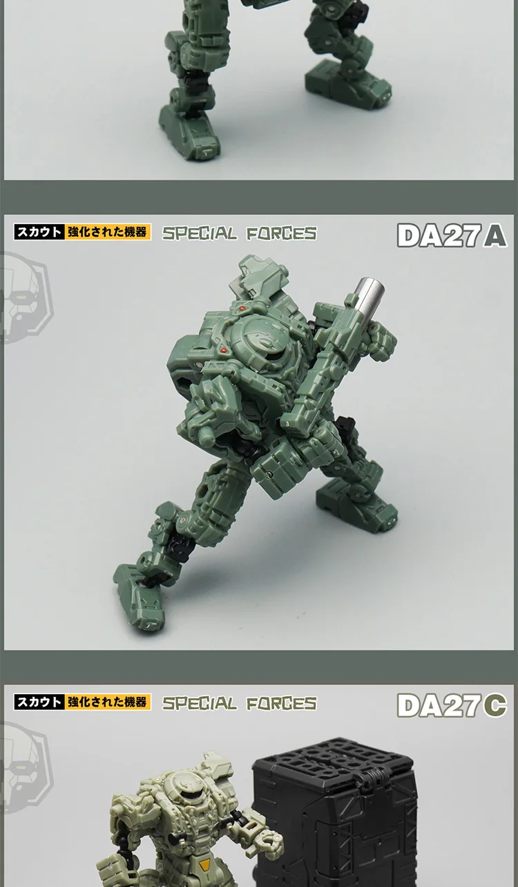 MFT DA27 DA-27 трансформация Diaclone power ed-suit power Suit Black Mech Solider Lost Planet фигурка игрушки