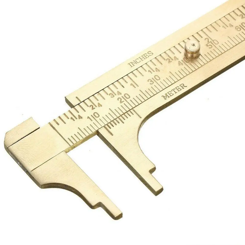 

100 Mm Precision Measuring Instrument Brass Caliper Measuring Tool Office School Supplies Steel Measuring Tool