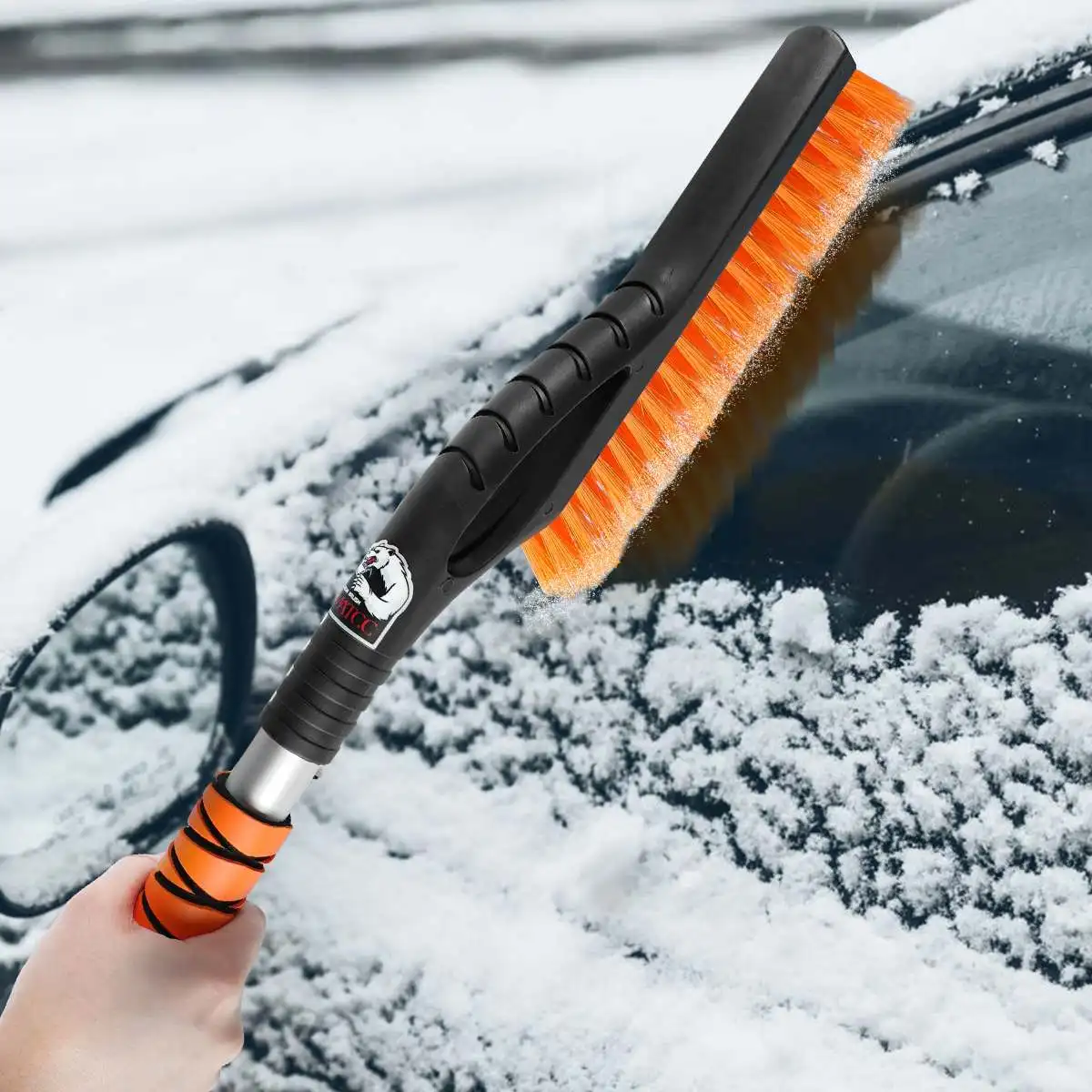 

Скребок для снега и лобового стекла автомобиля, щетка для удаления снега и льда на лобовом стекле, быстрая очистка