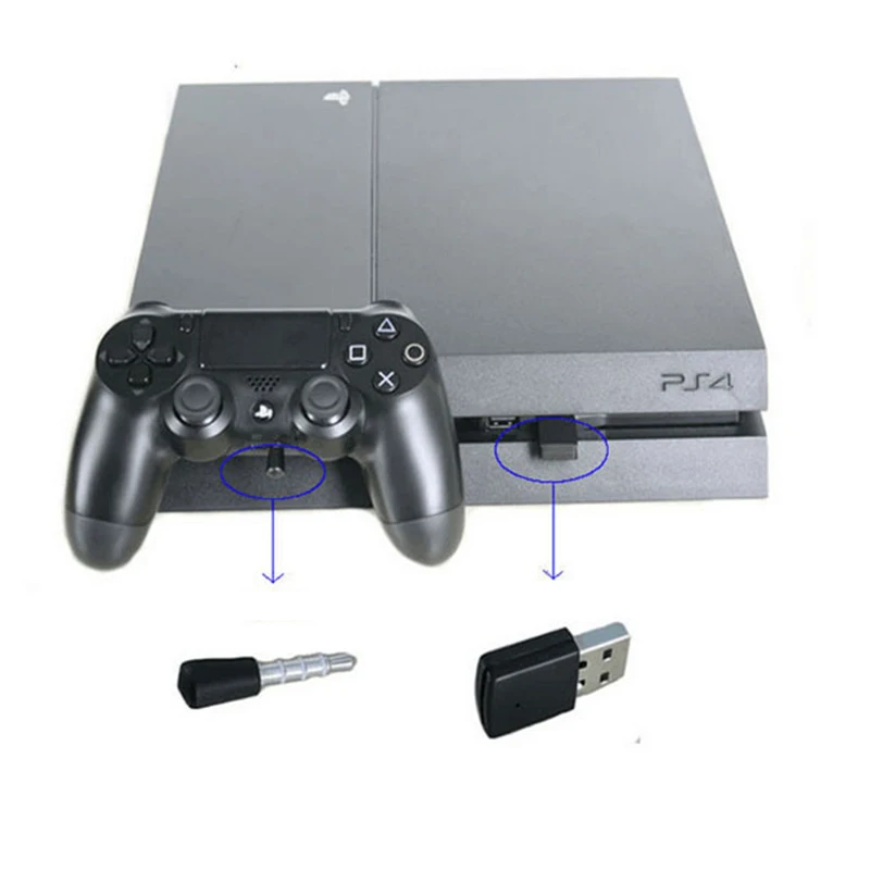 USB Bluetooth адаптер для PS4 беспроводной наушников микрофона 4 0 Playstaion Mini USB|Запасные