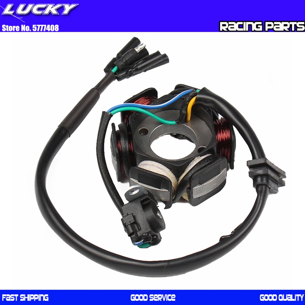 

Magneto Stator Ignition Coil For YX150 YINXIANG 150cc Electric start Engine KAYO BSE SDG SSR GPX Pitsterpro Dirt Pit Bike Parts