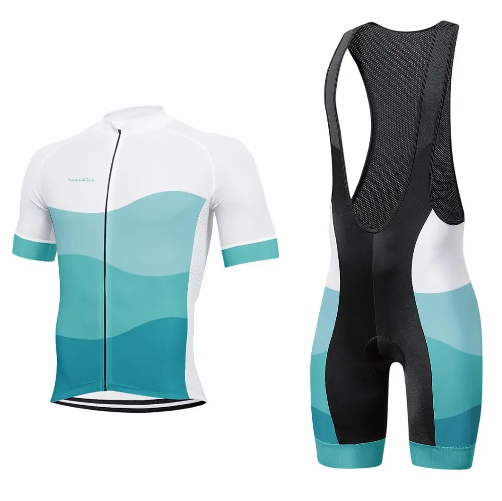 Runchita Летний Новый мужской комплект из Джерси с коротким рукавом для езды на