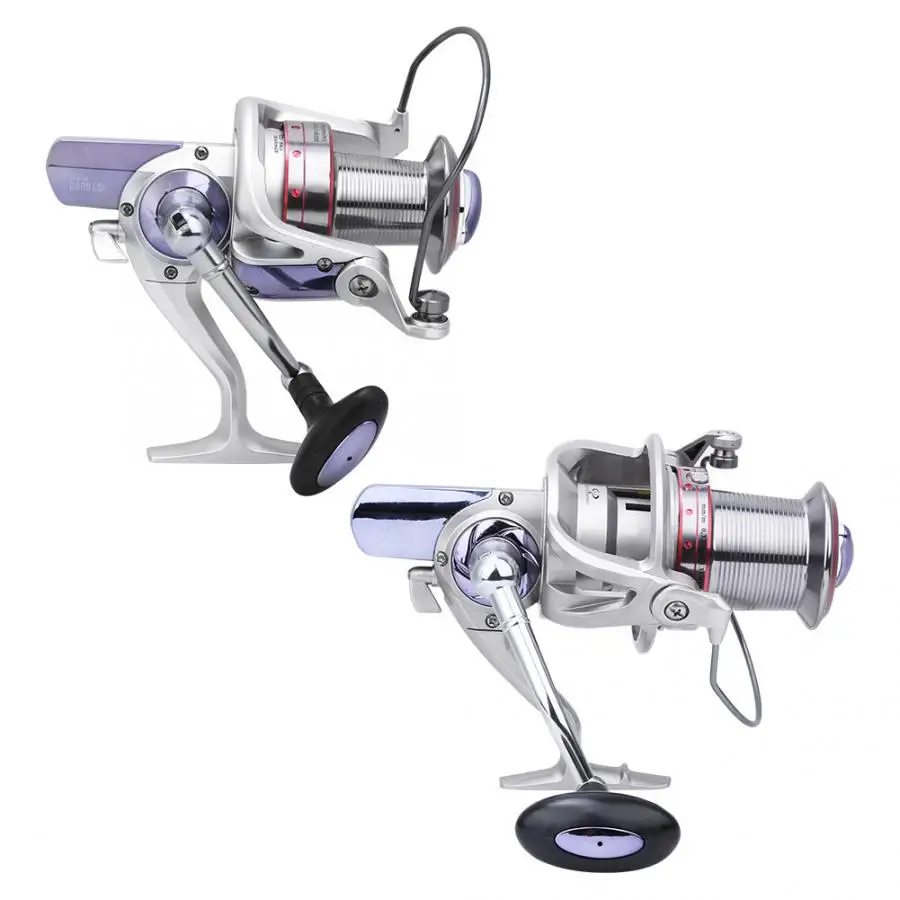 Рыболовная катушка с длинным стержнем 13 + 1 металлическая для заброса приманки в