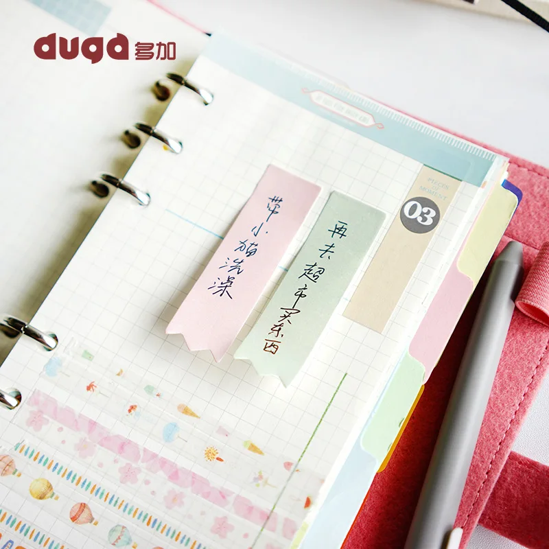 DIY градиент цвета креативный Офис Новинка Липкие заметки планировщик наклейки