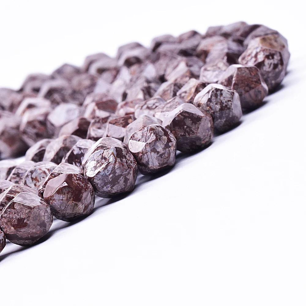 Asingeloo граненые кофейные бронзит натуральный камень гематит бусины для