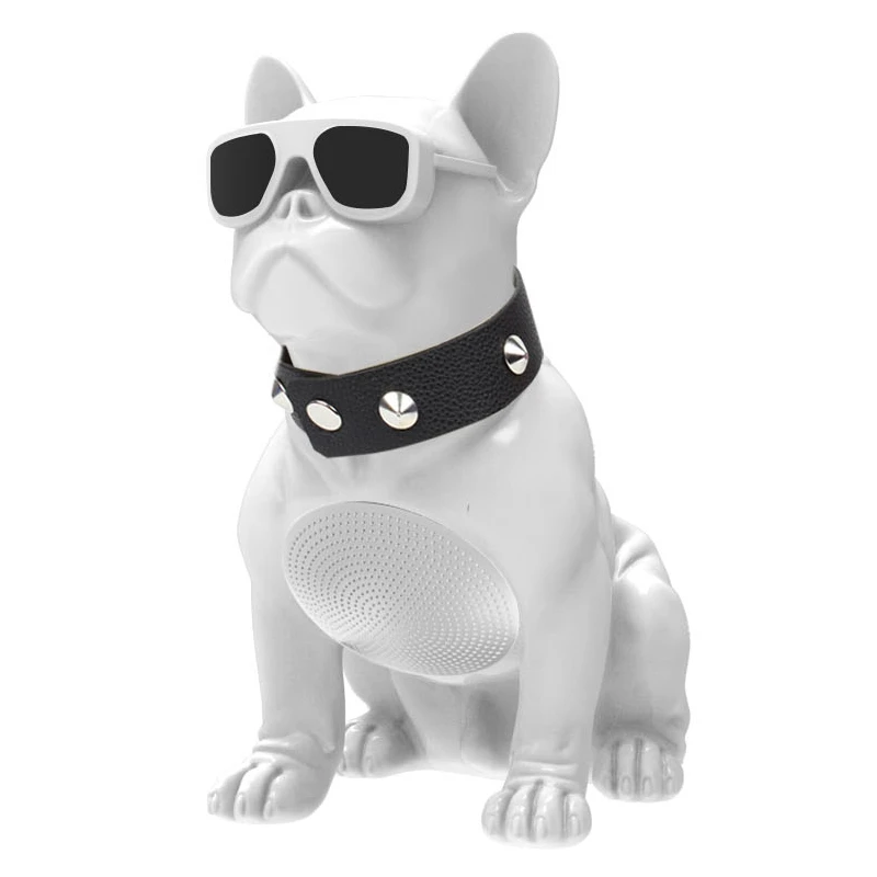 Wireless Bluetooth Speaker M10 Full Body Dog TF Card U Disk FM Radio Bulldog Head Mp3 Player | Электроника