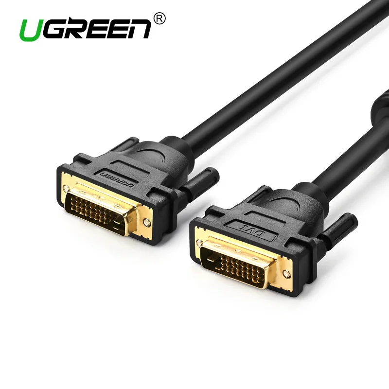 Кабель Ugreen DVI стандарта штекер видеокабель 2K D 24 + 1 С двумя звеньями адаптер м 2 5 10 15
