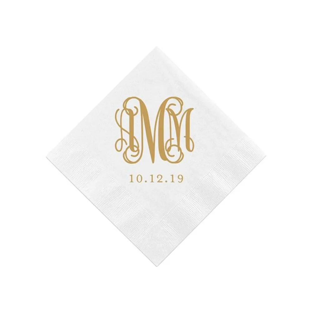 Персонализированные черные бумажные салфетки Mr& Mrs на заказ, бумажные салфетки для свадебного коктейля, коктейля, напитков, свадебного декора