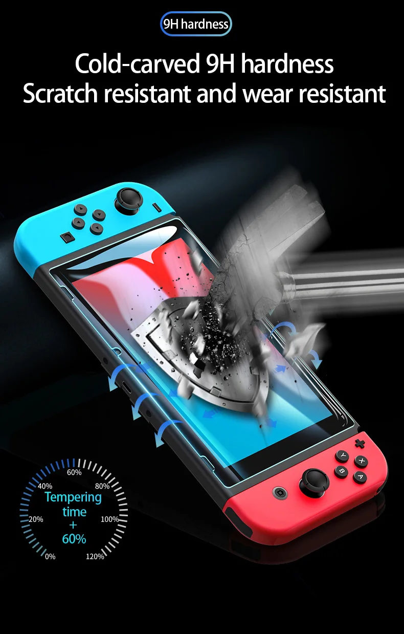 Защитная пленка от царапин для экрана Nintendo Switch|Защитные стёкла и плёнки