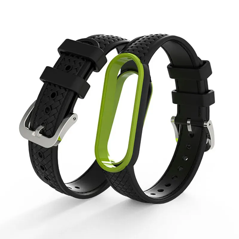 

Ремешок силиконовый для Xiaomi Mi Band 6 5 4 3, сменный Браслет из ТПУ Для Xiaomi Band 4 5 6
