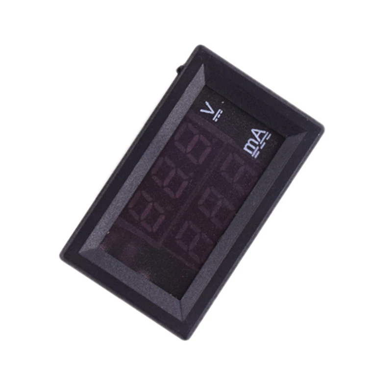 DC 0-100 в 1A цифровой вольтметр Амперметр Двойной дисплей детектор напряжения