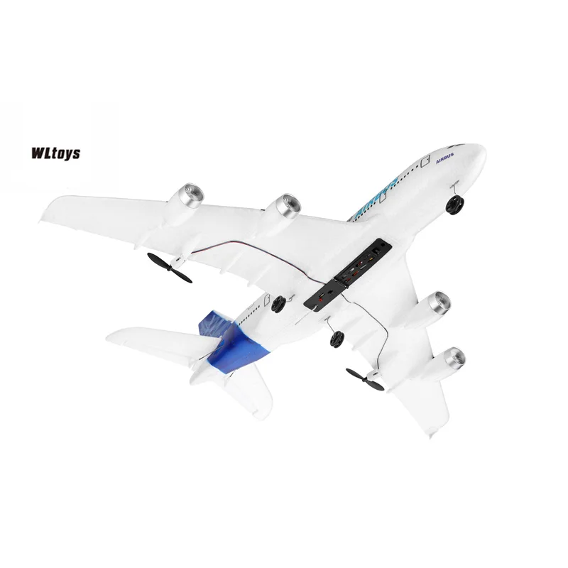 WLtoys Аэробус A380 самолет игрушки 2 4G 3Ch RC с неподвижным крылом открытый игрушка Drone