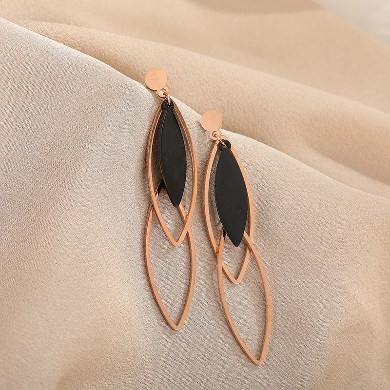 Серьги из титановой стали новинка 2020 темпераментные Геометрические Квадратные