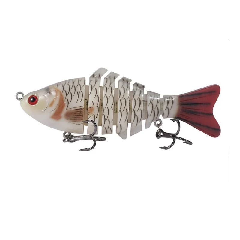 

6Pcs 10cm 15.7g Wobblers Pike Fishing Lures Artificial Multi Jointed Fishing Lures Artificial Hard Bait With Sharp Treble Hooks