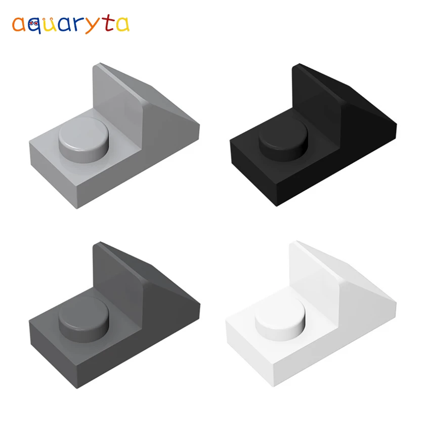 

Aquaryta 50pcs Building Blocks MOC Parts 2x1 Inclined Brick 45 Slope Brick Roof Compatible with 15672 DIY Education Toys Gift