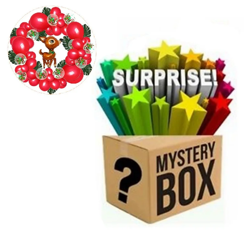 

Most Popular 2021 Christmas Wreath balloon 100% Surprise Best Gift Random Mystery Item