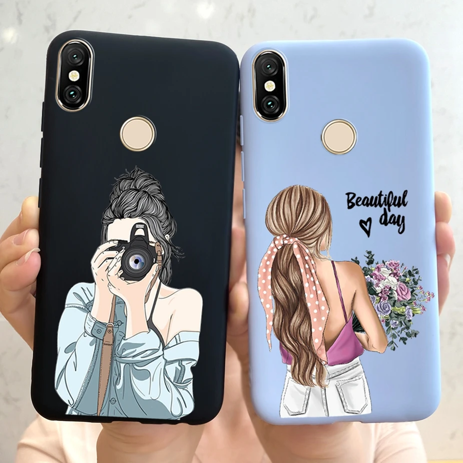 Чехол для Xiaomi Redmi S2 красивые чехлы телефонов с цветами и бабочками S 2 RedmiS2 Мягкая
