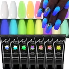 15 мл Светящийся лак для ногтей, гель для ногтей быстрая удлинитель не вызывает болезненных ощущений неоновые акриловые УФ-гель Led Лак для верхнего и базового покрытия, гелевого маникюра свечение ногтей в темноте искусство