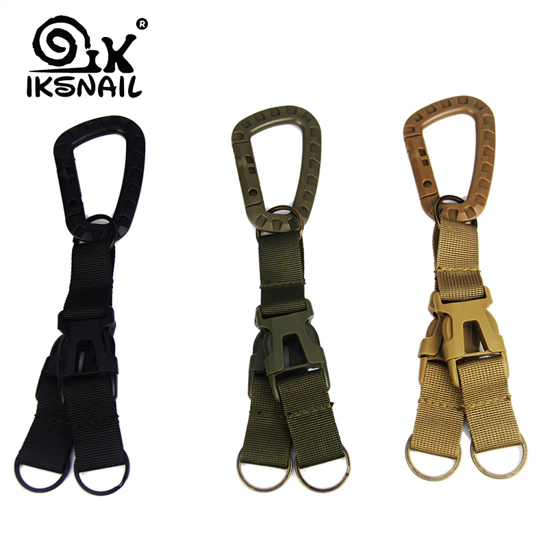 IKSNAIL 3 в 1 Многофункциональный карабинный замок спортивный зажим рюкзак Молл