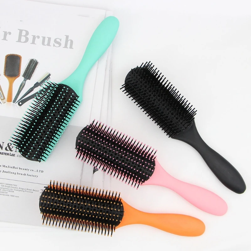 

Hair Styling Brush Wheat Straw Detangle Hairbrush Salon Hairdressing Straight Curly Hair Comb Tangle Hair Brush
