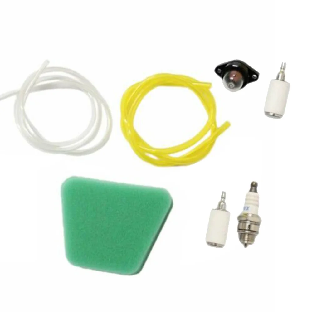 Воздушный/топливный фильтр + первоклассная лампа Свеча зажигания линия ДЛЯ Poulan