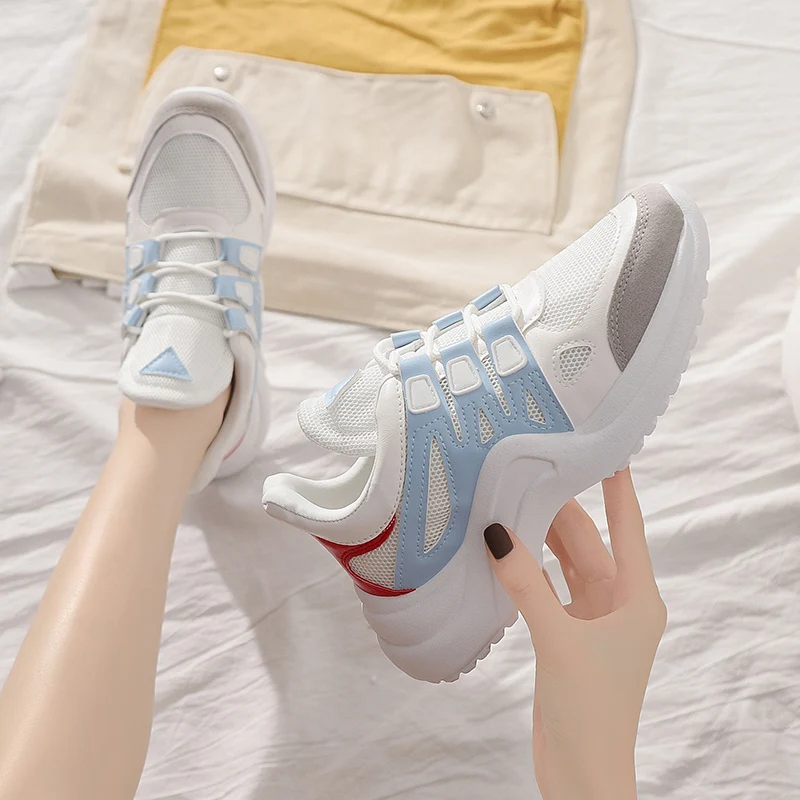 

Women Sneaker platform Autumn Women Shoes Platform Casual Sport Shoes Breathable Running Walking Trainers Ladies Chunky Sneakers