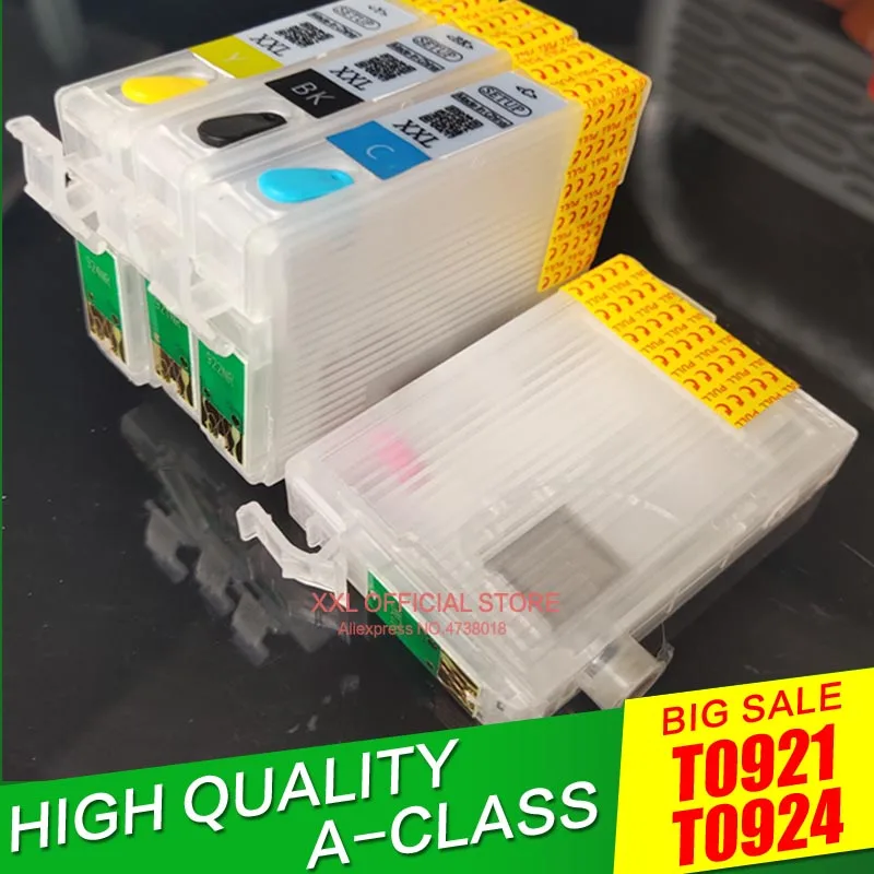 Картридж для принтера Epson TX 117 T 26 C 91 чернильный стилус TX117 T26 C91 T0921 многоразовый с