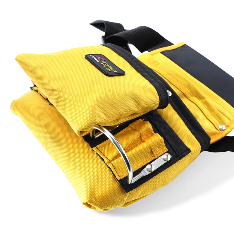 Tool Belt Oxford Cloth Waist Tool Bag Electrician Tool Holder Belt With Multiple Pockets