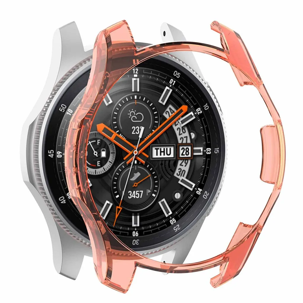 Чехол для часов Ouhaobin samsung Galaxy watch 46 мм Тонкий ПК жесткий защитный бампер полный