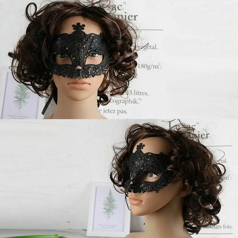 Sexy Women Black Lace Cosplay Mask Venetian Fairy Masquerade Party Ball Prom Charms Masks | Дом и сад
