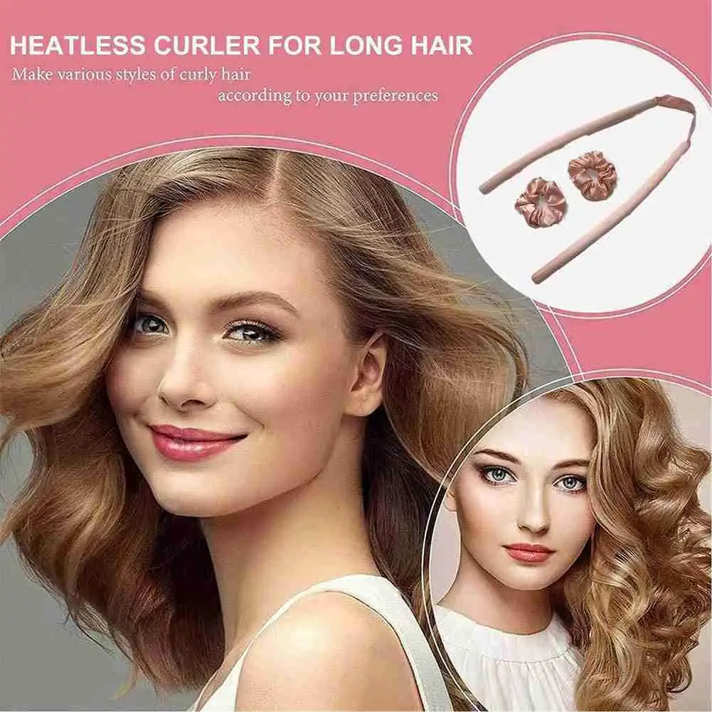 

Heatless Curling Rod Headband Lazy Curler Sleeping Hair Rollers Flexible Curling Rods Hairs Tools Lazy Hair Curler