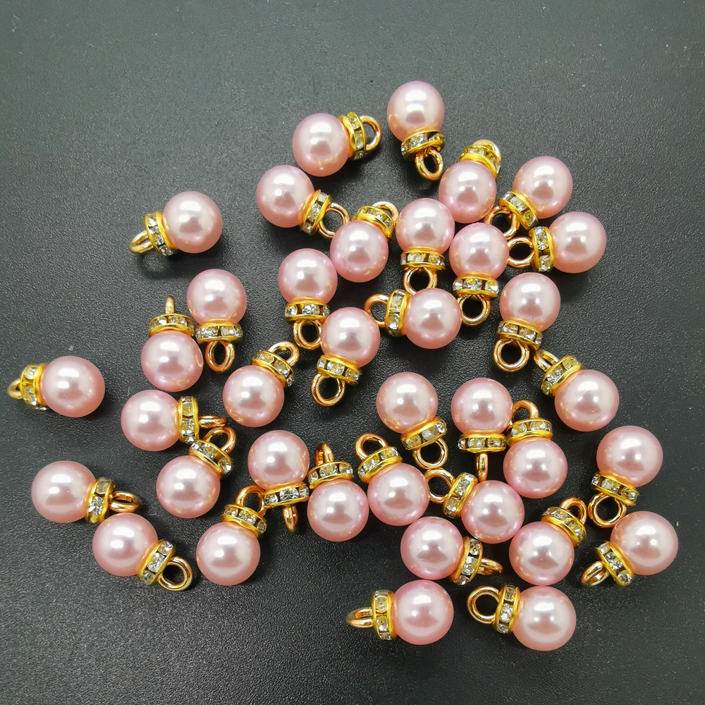 Новые 20 шт. 8 мм цветные акриловые жемчужные подвески серьги украшения аксессуары