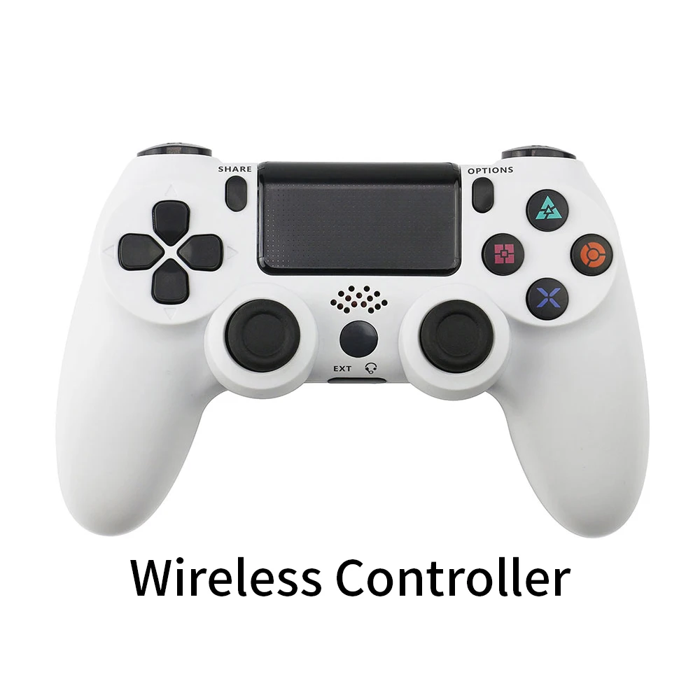 White Bluetooth Беспроводной джойстик для PS4 контроллер подходит для Игровые приставки 4 консоль для Игровые приставки Dualshock 4 геймпад для PS3 консоли геймпад джойстик для gamepad геймпад для пк для PS4 - Color: White