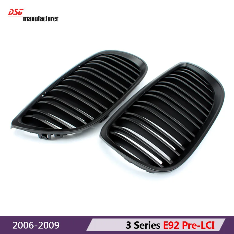 E92 черный бампер решетка решетки abs сетка для bmw 3 серии e92 e93 pre lci 2006 2009 316i 318i 320i 323i 325i