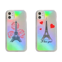 eiffel tower romantic lanscape phone case transparent for iphone 7 8 11 12 se 2020 mini pro x xs xr max plus