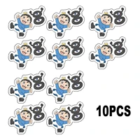 10pcsset popular japanese cartoon the ranking of kings stickers anime decoration laptop luggage waterproof graffiti diy sticker